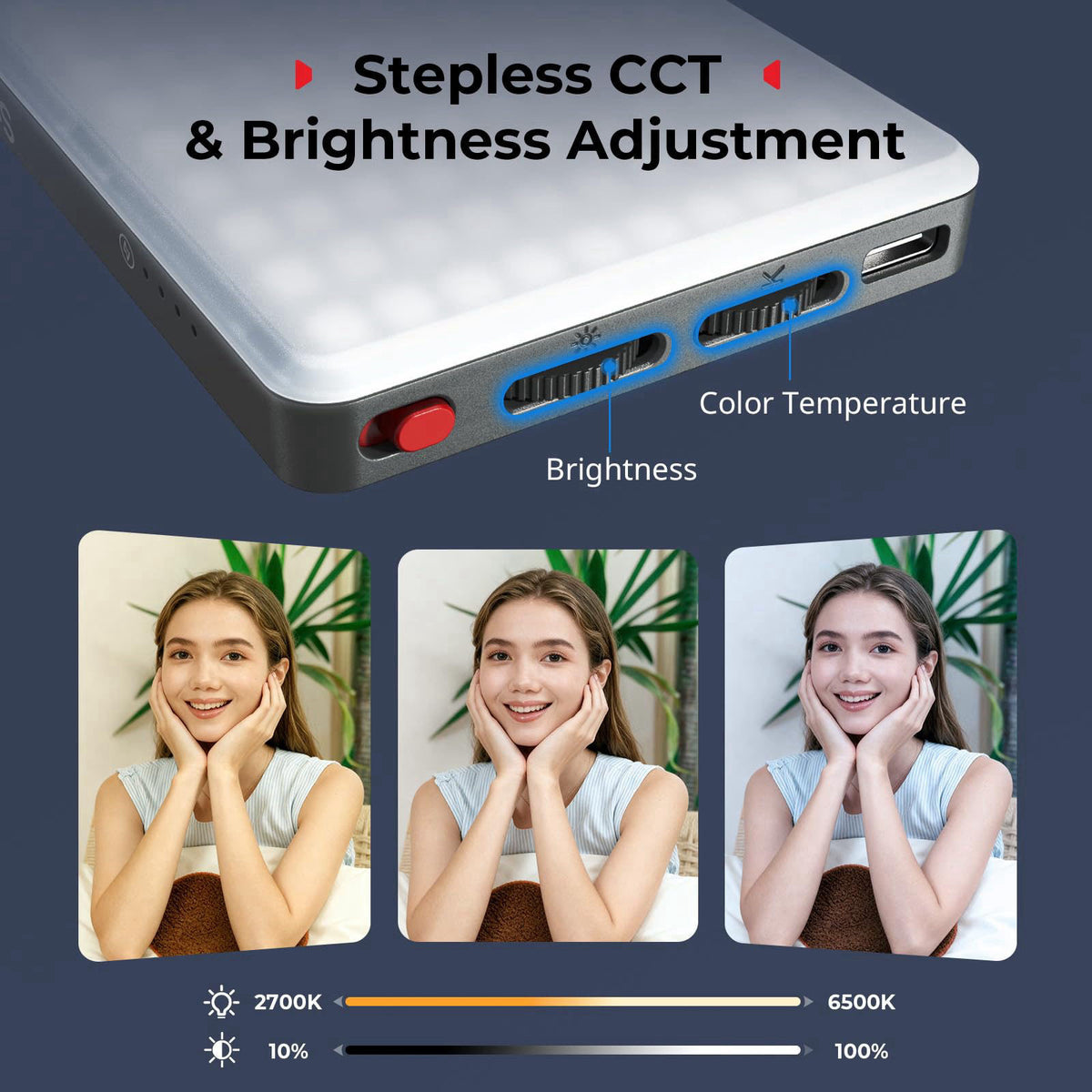 SmallRig M3 Magnetic Selfie Phone Light with Clip, Portable Light – packaging and label