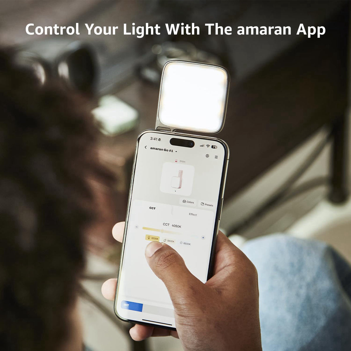 Amaran – Selfie Lights on display