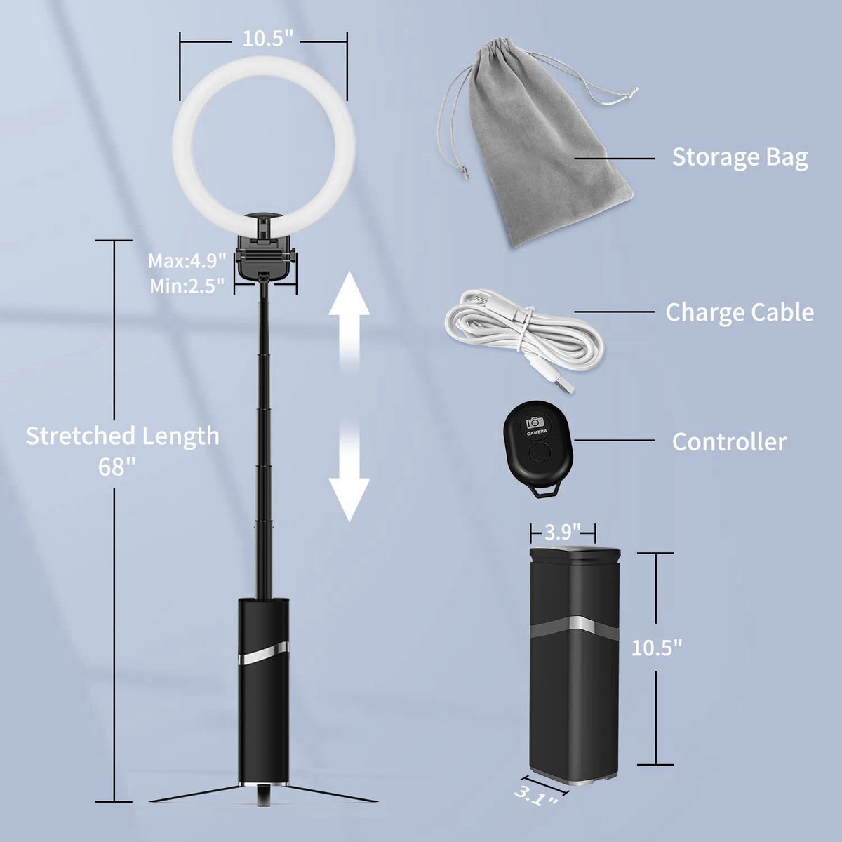 yAyusi – Selfie Lights on display