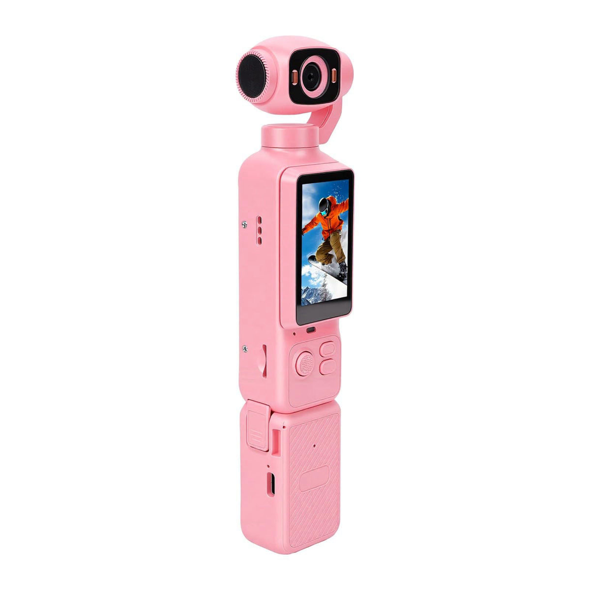 banapoy Handheld Vlogging Camera Anti Shake for TikTok Outdoor (Pink) – product photo (Sports &amp; Action Video Cameras