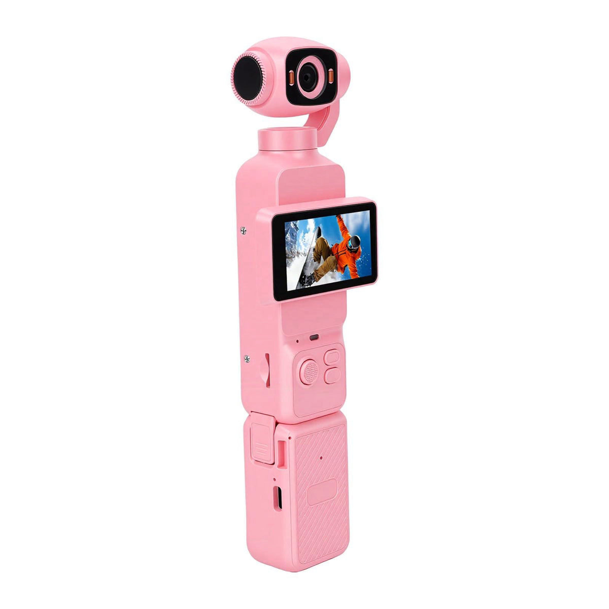 banapoy Handheld Vlogging Camera Anti Shake for TikTok Outdoor (Pink) – packaging and label