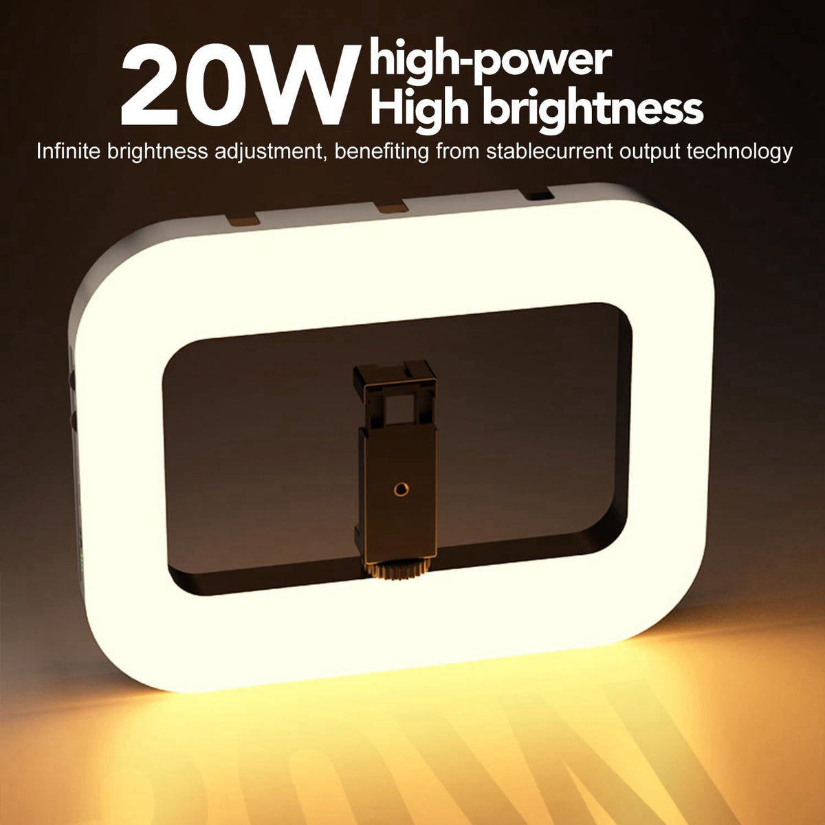 Nagnahz Phone Ring Light with 80" Tall Tripod Stand Built-in 8000mAh Battery Handheld Smartphone Photo Selfie Video 
