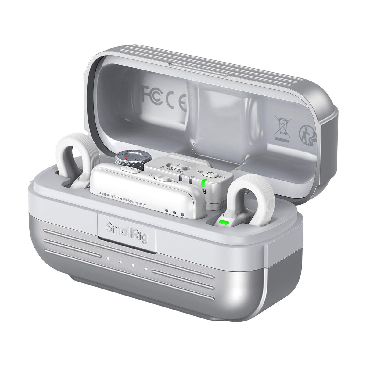 SmallRig Wireless Mic S70 (2 TX + 2 RX + Charging Case) - White