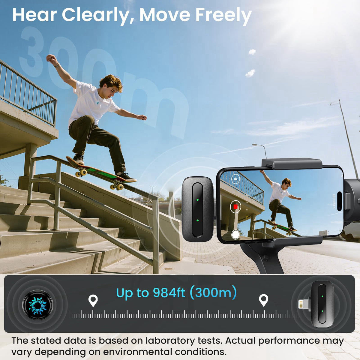 Snapgear M2 (2TX + Charging Case), Magnetic Wireless Lavalier Microphone – alternate angle