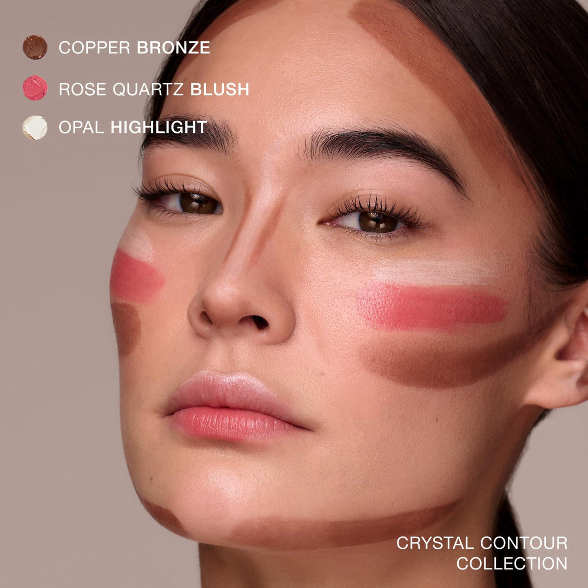 Legacy - Ogee Face Stick Crystal Trio - Contour Stick Makeup Collection - Certified Organic Contour Palette - Includes B