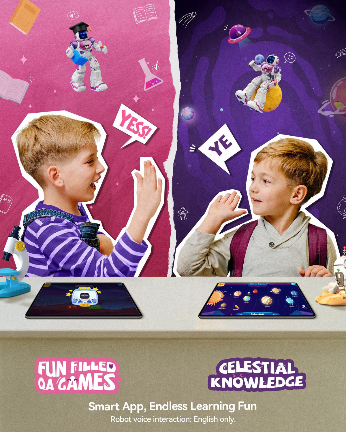 Ruko 6088 Dancing Robot for Girls with APP, Remote, and Gesture Sensing – close-up detail