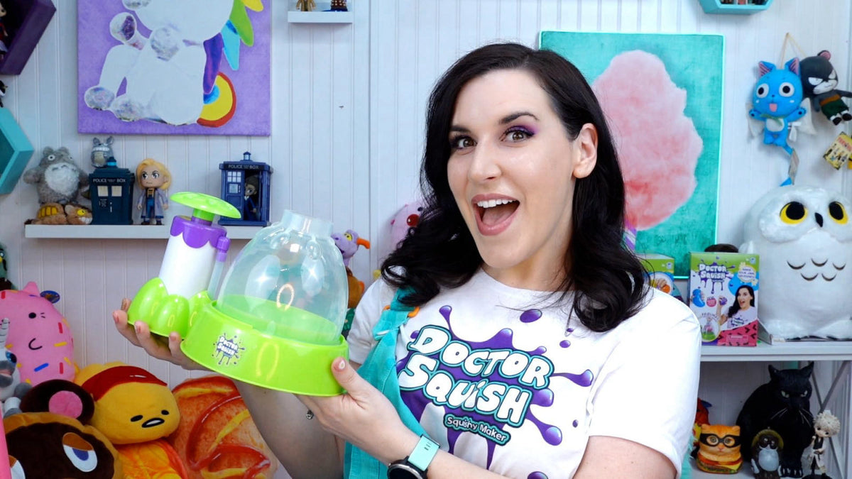 Doctor Squish Squishy Maker Station | DIY Make Your Squishies Kit | All Inclusive with Sparkles & Slime Powder | Ages 8 