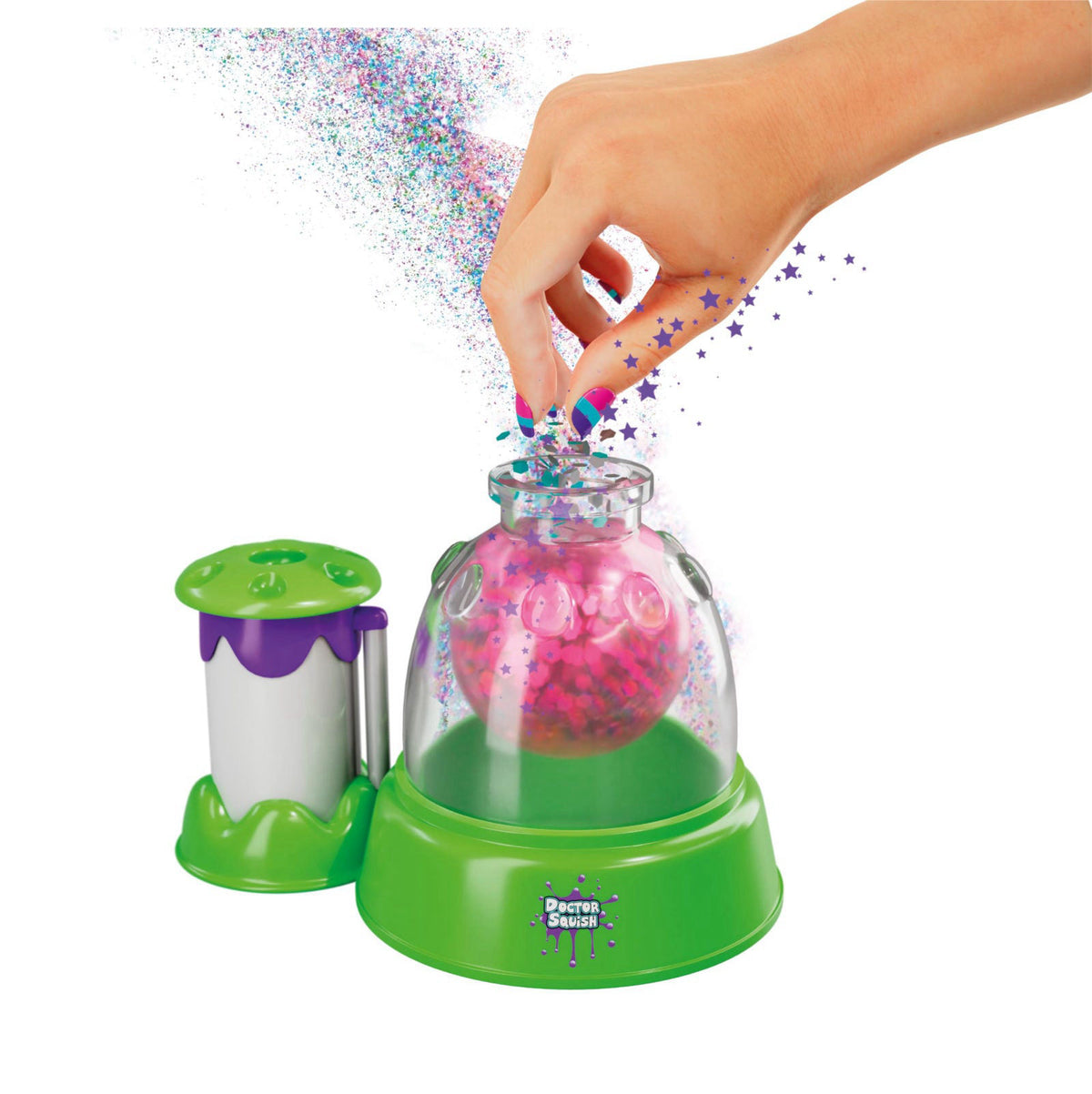 Doctor Squish Squishy Maker Station | DIY Make Your Squishies Kit | All Inclusive with Sparkles & Slime Powder | Ages 8 