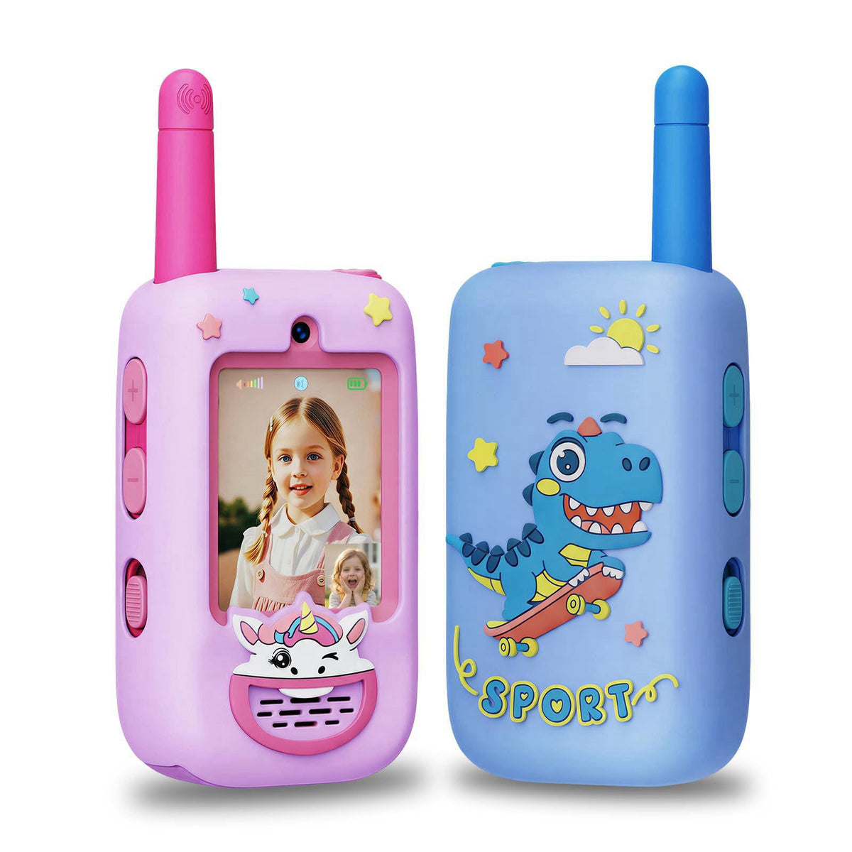 BOFIDAR Video Walkie Talkies for Kids, 2 Pack HD Camera Long Range Two Way Radios – product photo (Walkie Talkies)