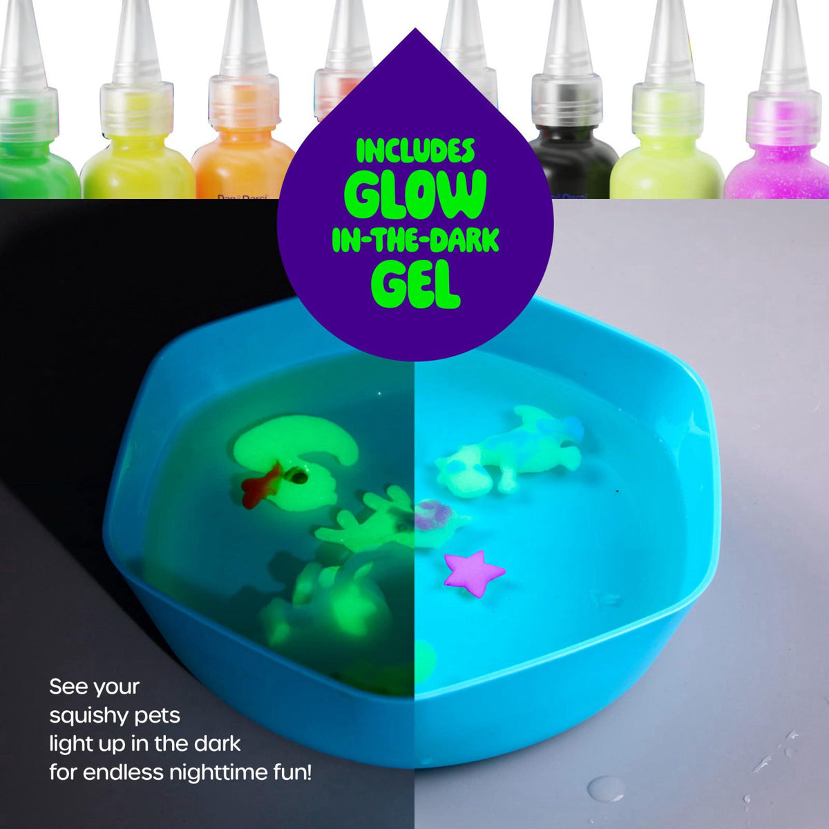 Dan&Darci Magic Gel Water Pets Kit - Birthday Gifts - Squishy Maker – alternate angle