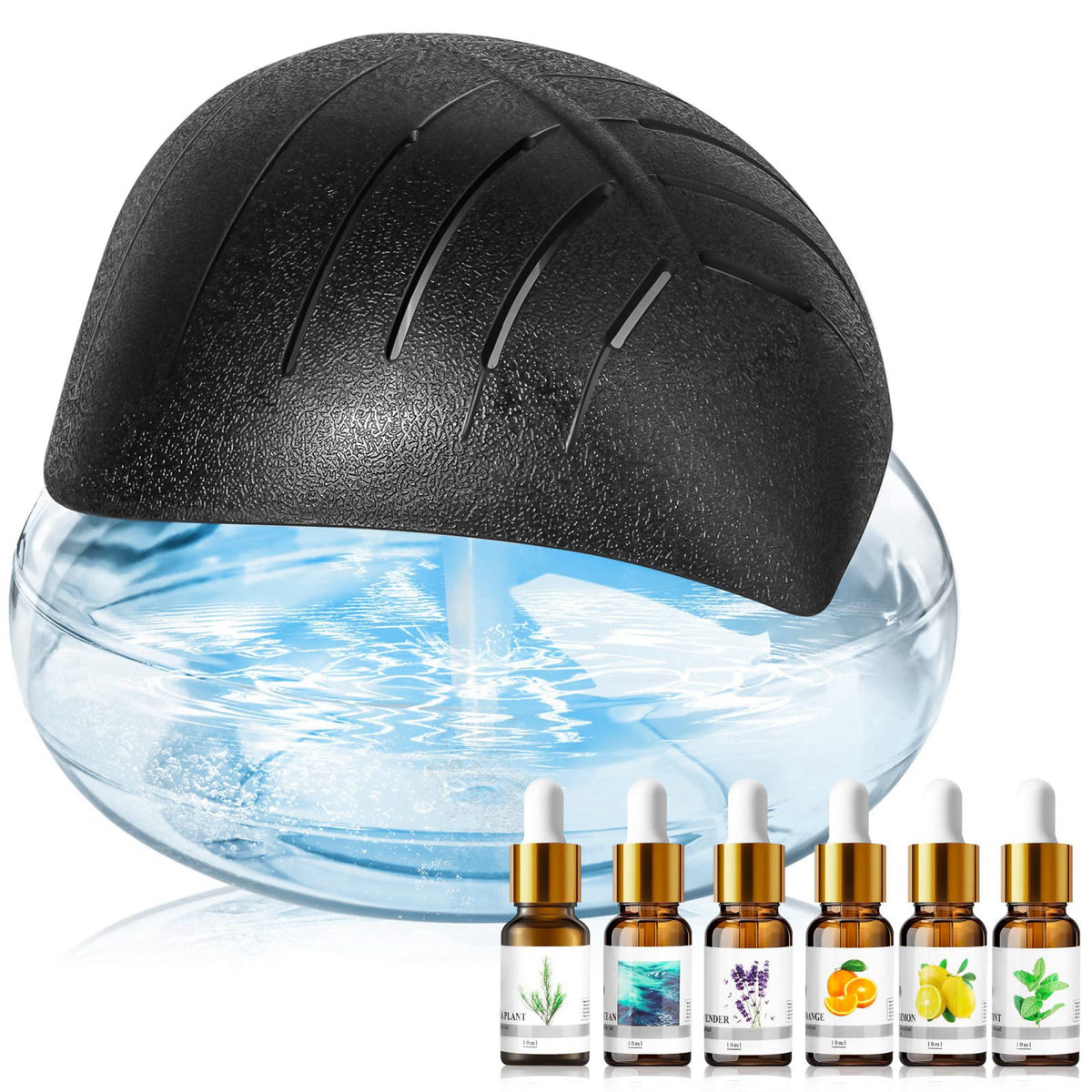 RetroStick Water Air Purifier for Home with Essential Oil Diffuser & Humidifier, Rainbow Air Washer with LED Mood Light-