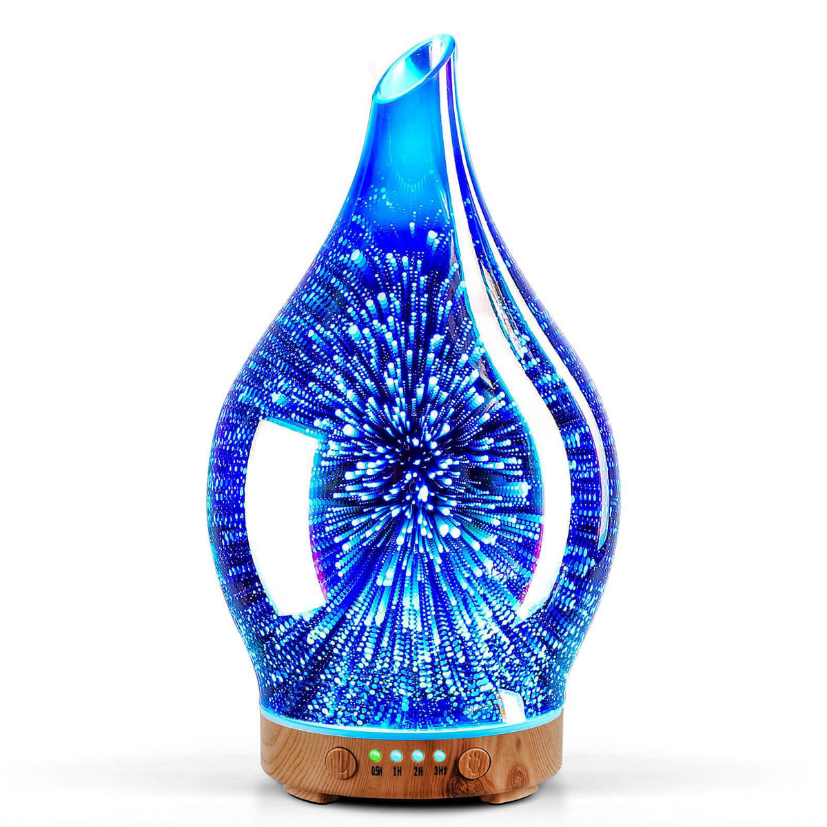 Porseme Essential Oil Diffuser 150ml Handmade Glass Diffuser 6H Runtime – ✔ ✔ ✔ ✔ ✔ &