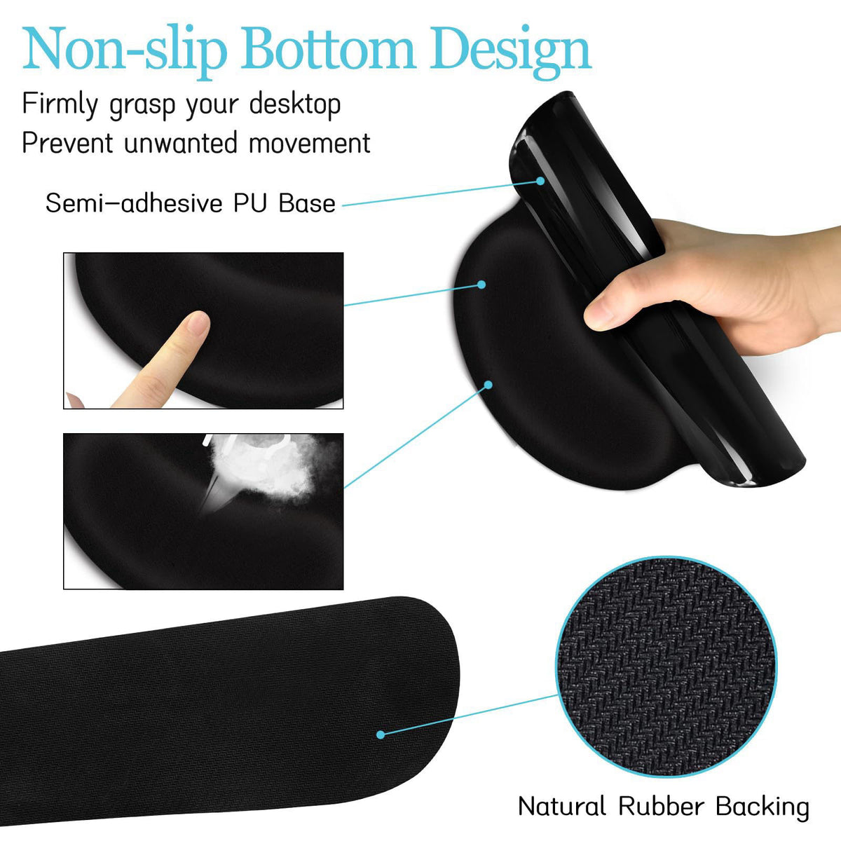 LIMKRIAN Black Mouse Pad Large Desk Mat Set, But Did You Document It Decor – full view, size 90x40cm 90x40cm 90x40cm 90x