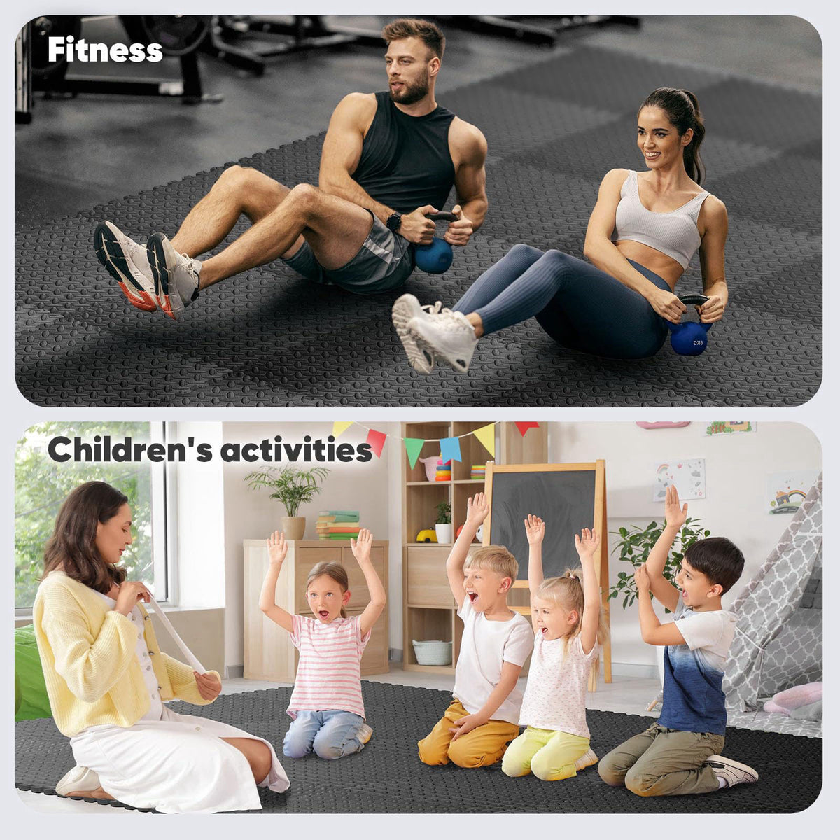 Nazhura – Exercise Equipment Mats on display