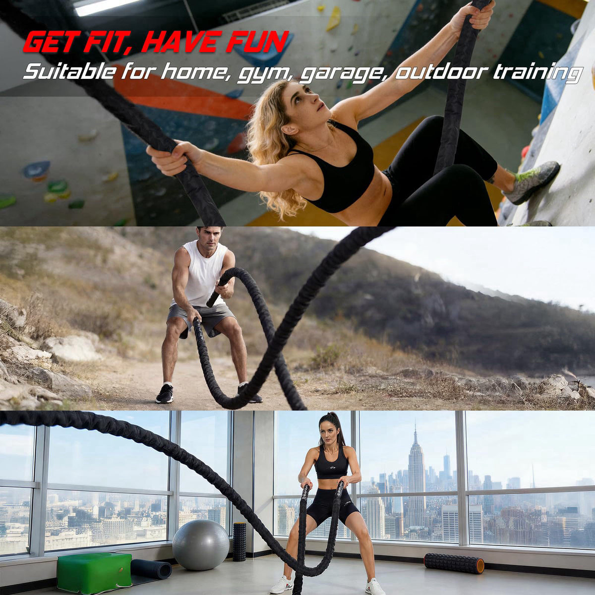 Triberion – Battle Ropes on display