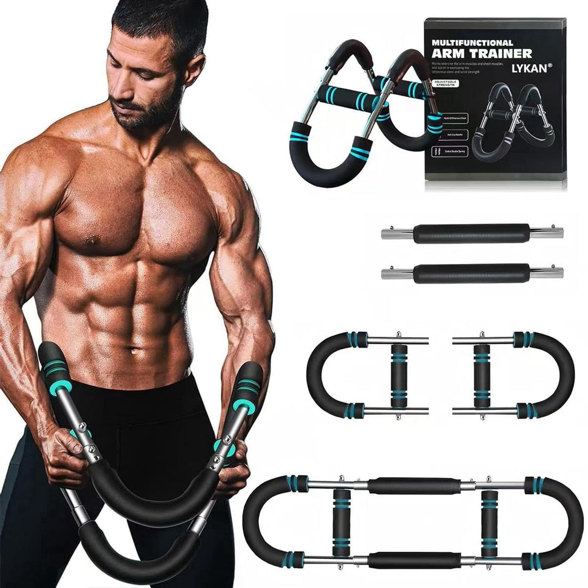 LYKAN – Chest Expanders on display