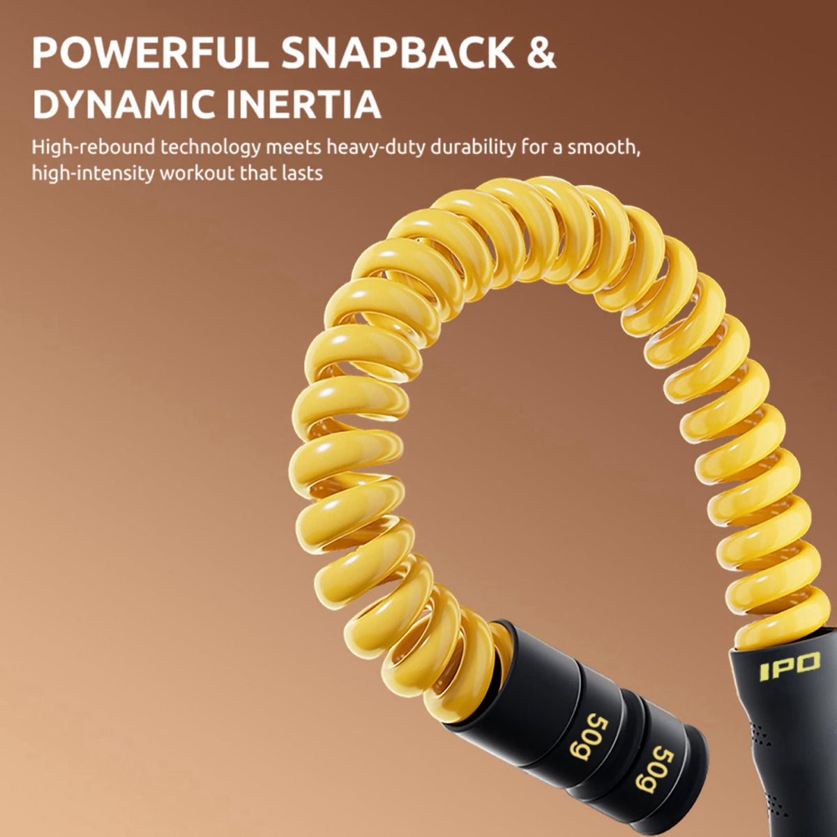 IPO 2026 Upgrade Weighted Ropeless Battle Ropes, Heavy Duty Portable Cordless Battle Ropes for Home Gym with Poster, Wor