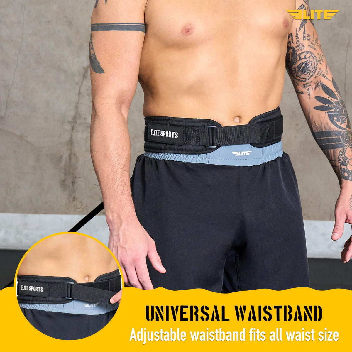 Elite Sports Elite Twin Sand Bag Sled Workout Sled – Waterproof UNFILLED Weight Sled Trainer with 6-Level 10–60 lb Resis
