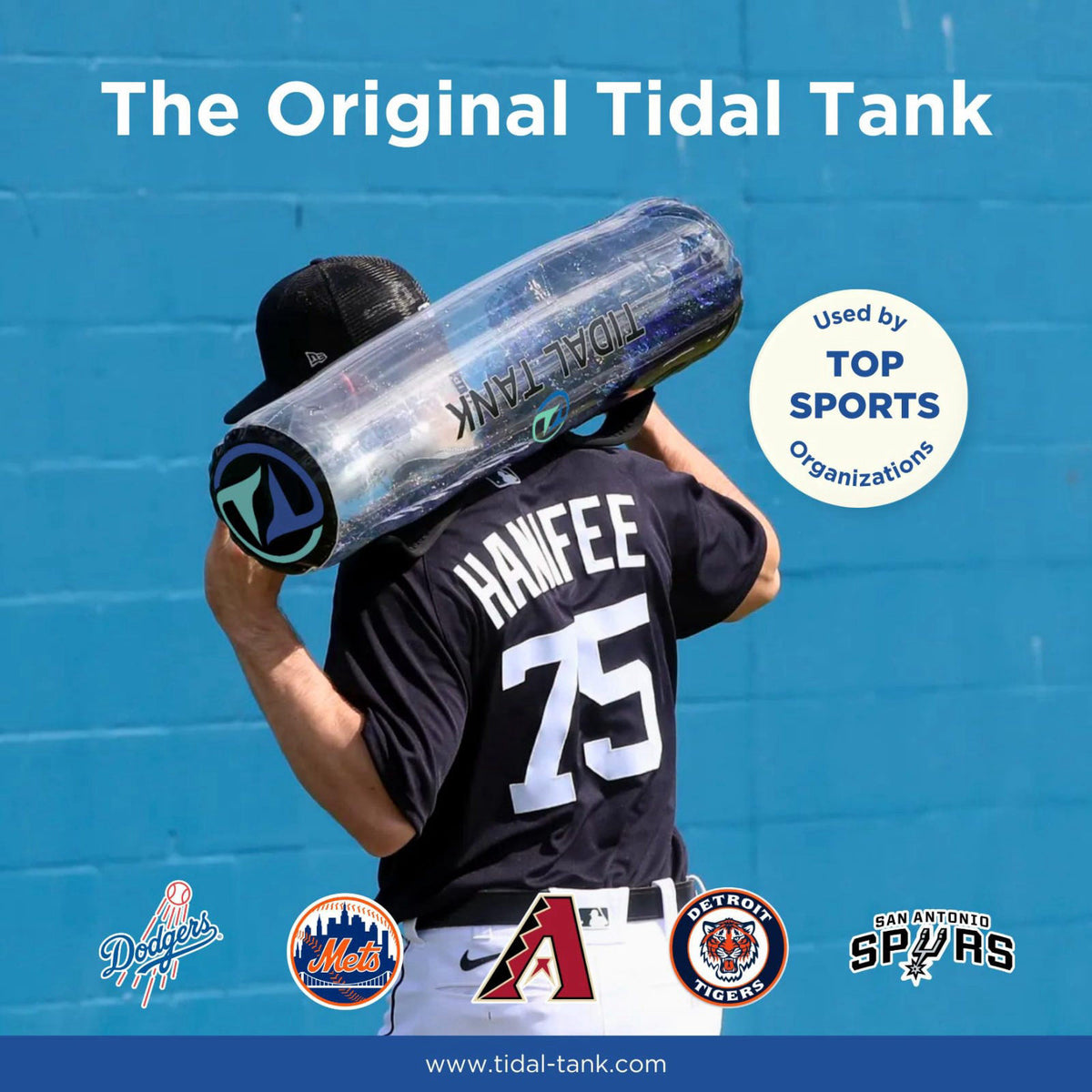 Tidal Tank Tube - The Original Aqua Bag - Water Weight Bag up to 79 lbs - Adjustable Workout Sand Bags Weights Alternati