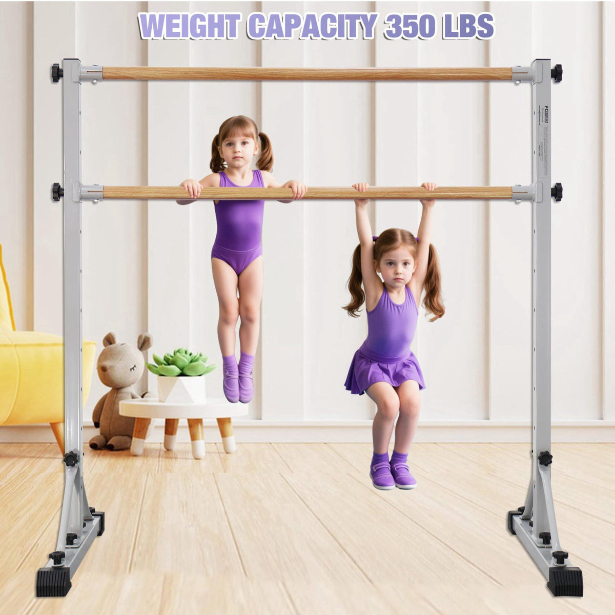 FC FUNCHEER Adjustable Ballet Barre,Portable Dance bar,Fitness Equipment for Dance & Balance Excercise,Super Sturdy for 