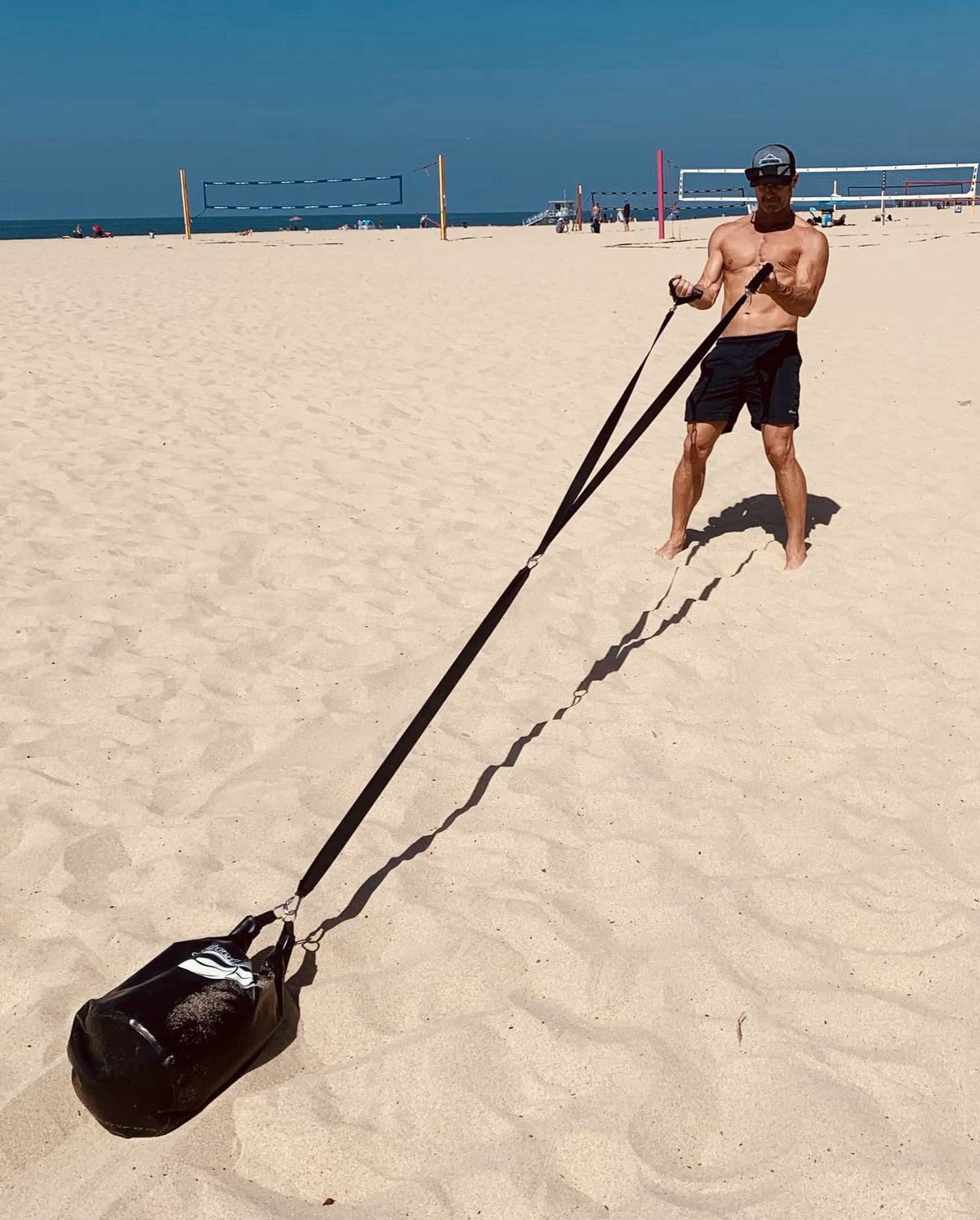 Shred Pak Resistance Training Sled - Weight Sled Harness & Handles - Extreme Workout for Athletes - Burn 3X The Calories