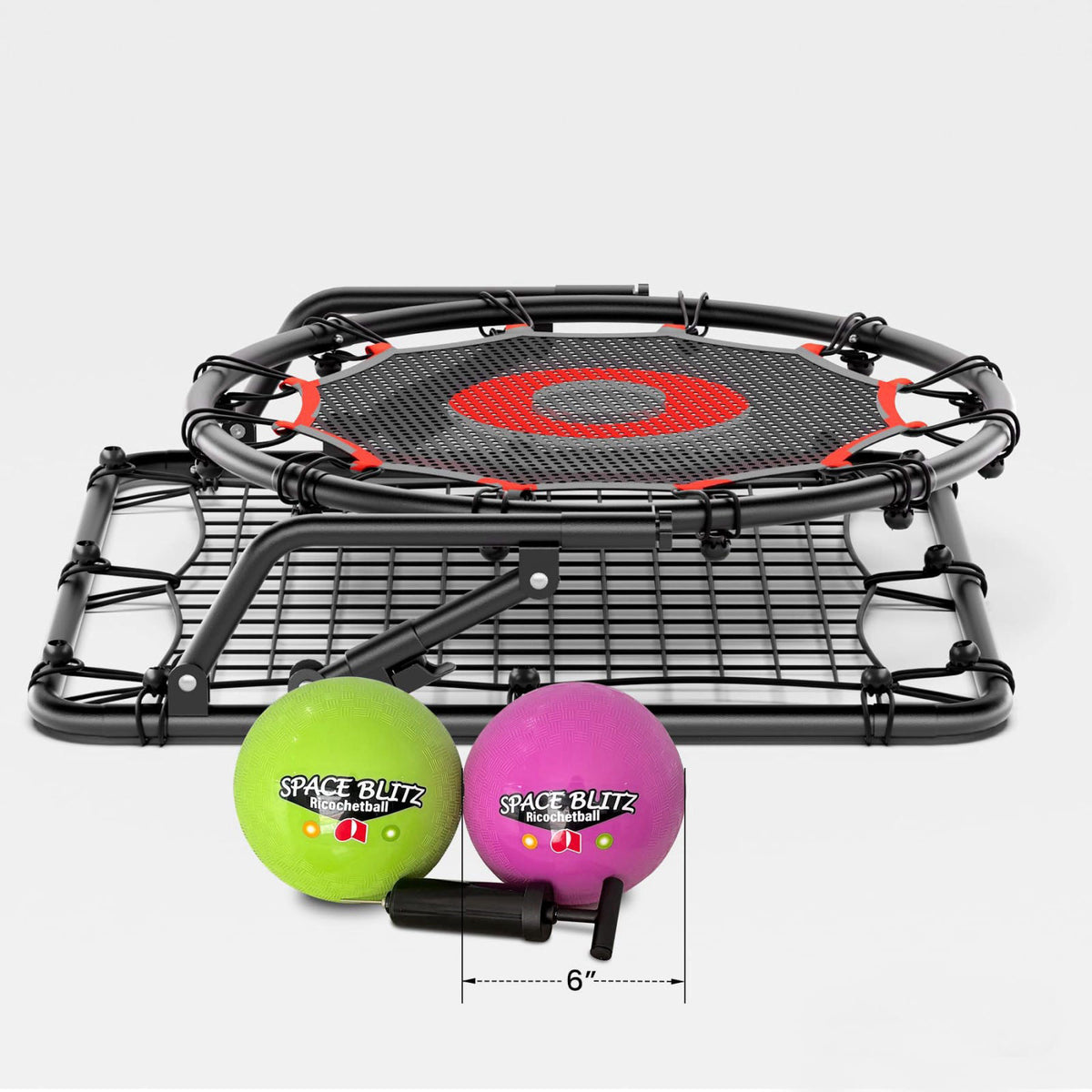 IE Sports Dual-Sided Adjustable Baseball Rebound Net for Multi-Sport,Includes 2 Balls – product photo (Outdoor Games &am