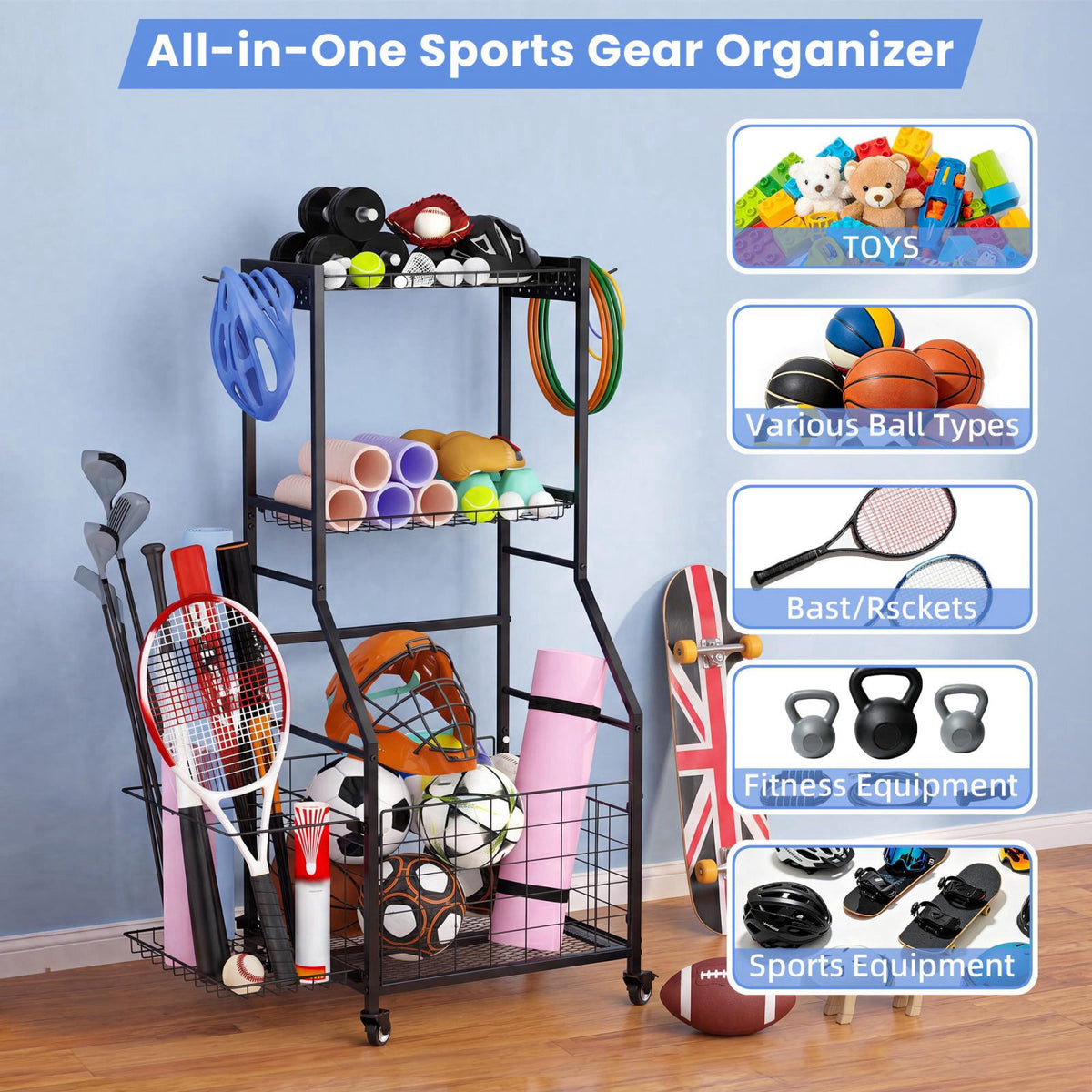 ClookRack – Ball Storage on display