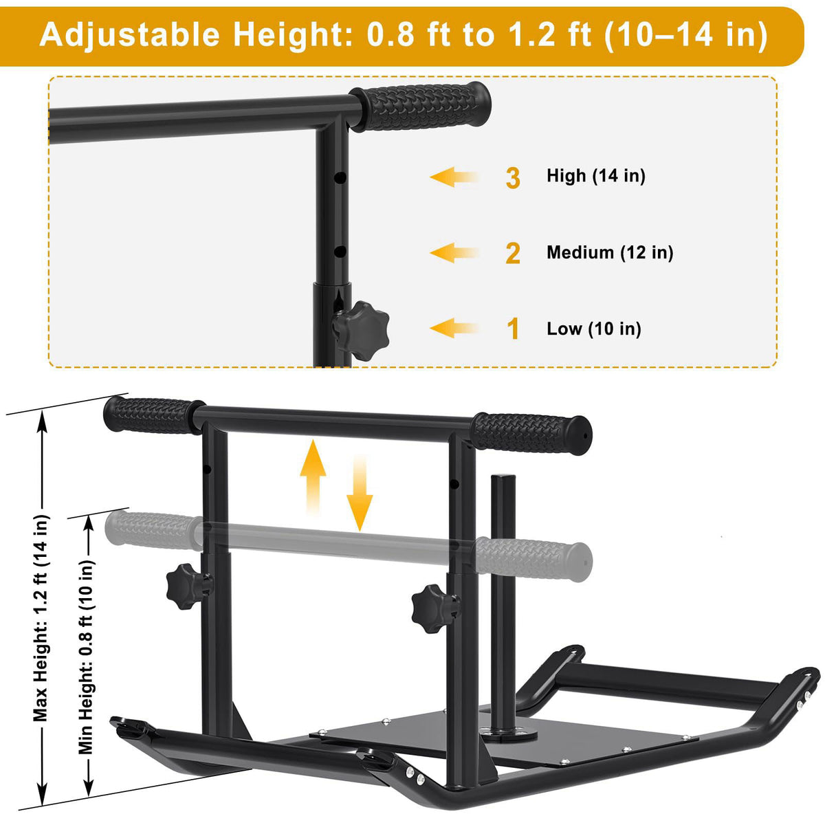 Kipika Weight Sled, Push-Pull Fitness Sled, Fitness Strength Training Sled, Speed Training Sled for Athletic Exercise, S