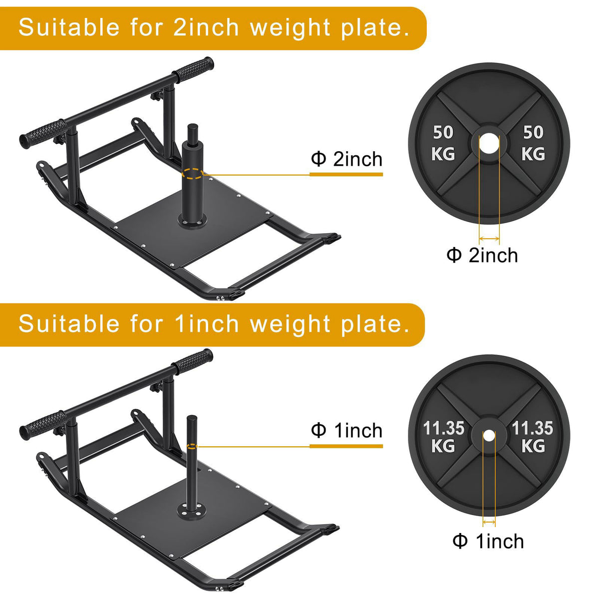 Kipika Weight Sled, Push-Pull Fitness Sled, Fitness Strength Training Sled, Speed Training Sled for Athletic Exercise, S