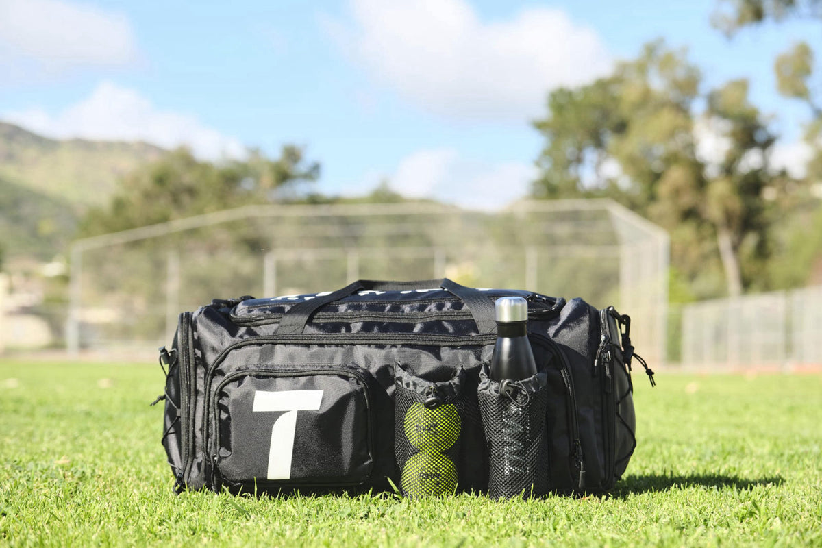 TIVVY Pre-Packed Multi-Sport Outdoor Activity Bag for Families | Includes Basketball, Soccer Ball, Football, Pickleball,