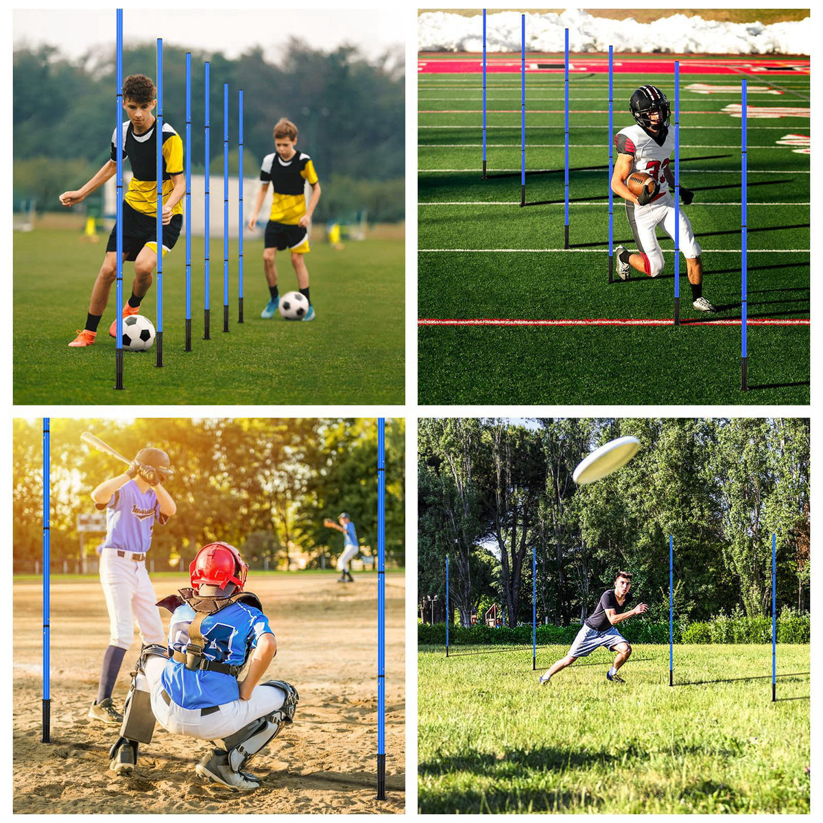 SMTPDT Soccer Training Equipment,Agility Speed Training Set, 20ft Agility Ladder – alternate angle