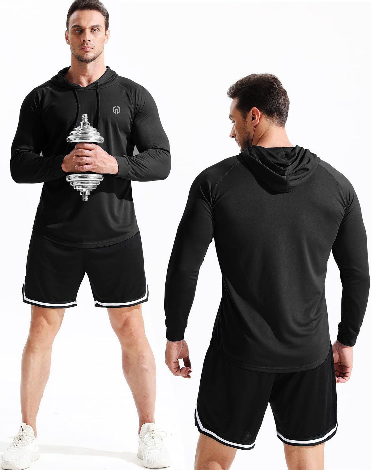 NELEUS Men's Soft T-Shirt – packaging and label