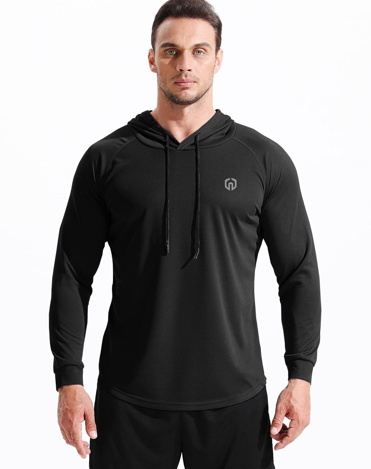 NELEUS Men's Soft T-Shirt – full view, size US Size Chest (in) Waist (in)