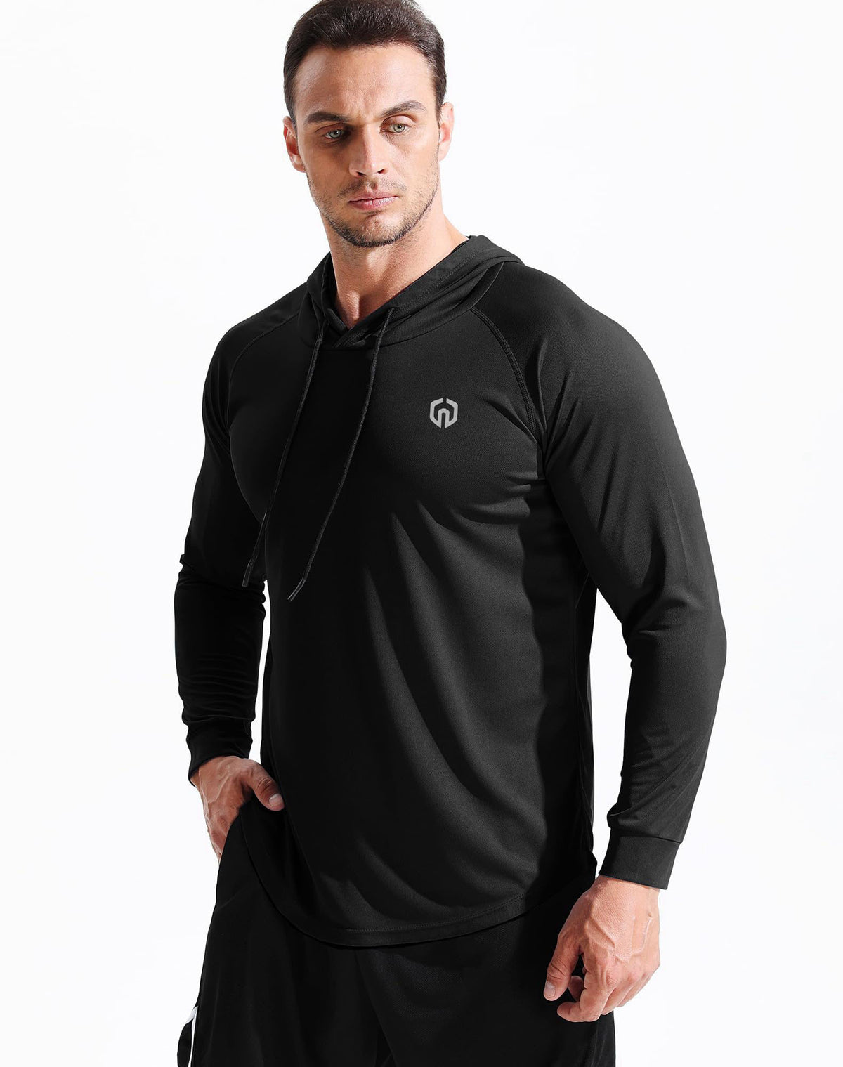 NELEUS Men's Soft T-Shirt – back view and specifications