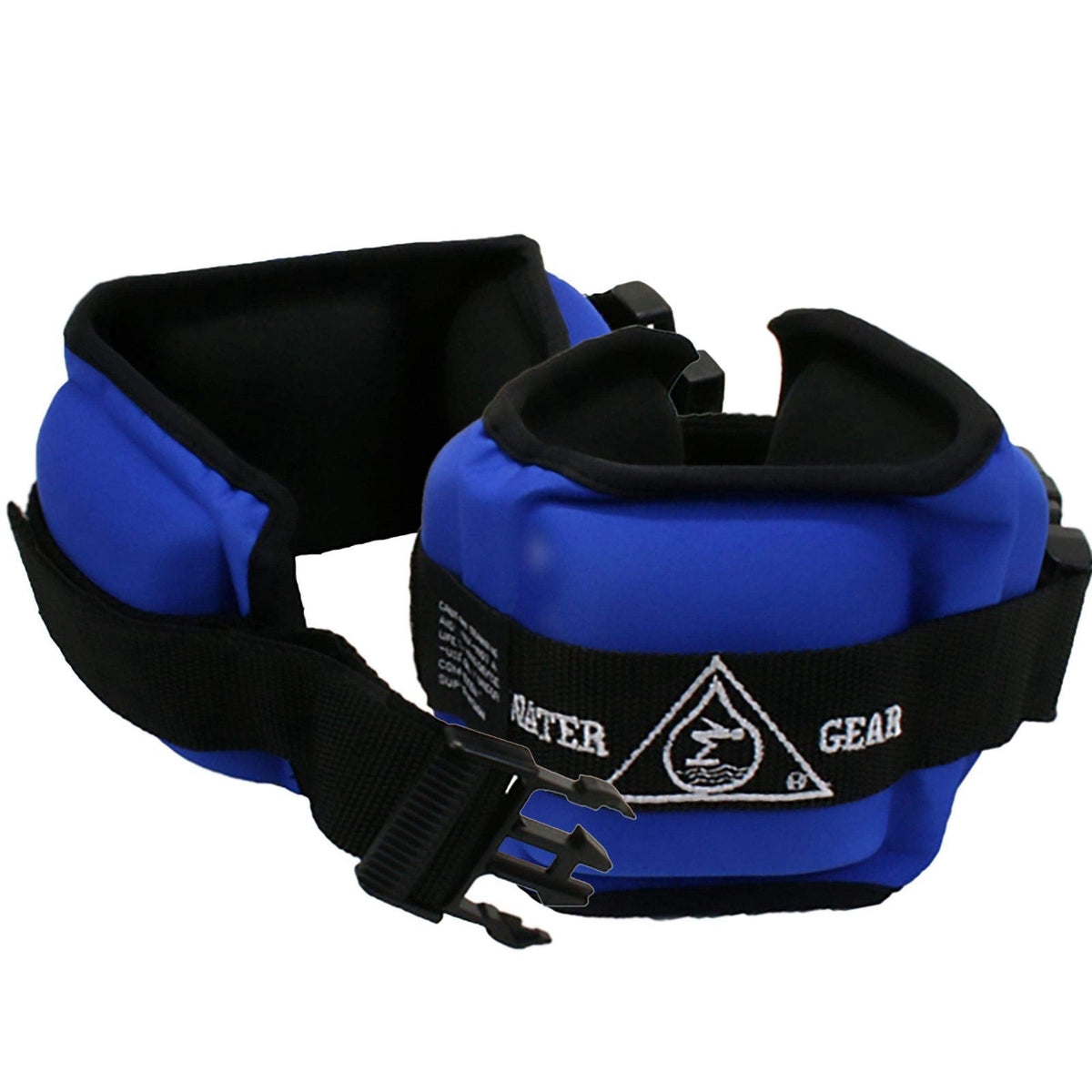 Water Gear Professional Aqua Cuffs - Aqua Aerobics Fitness Gear Bands for Ankle and Wrist - Swimming Pool Workout - Exer