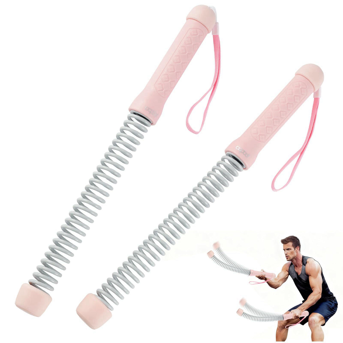 Paoba Portable Heavy Duty Ropeless Battle Ropes for Home Gym