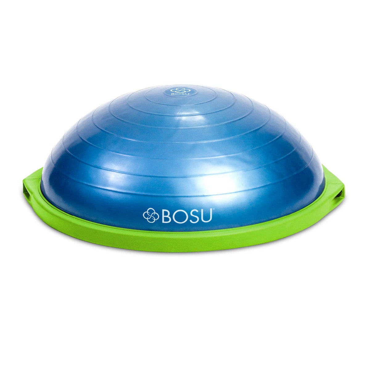 Bosu Balance Ball Exercise Trainer, Home Gym Equipment w/Guided Workouts & Pump, 26" Inflatable Fitness Platform for