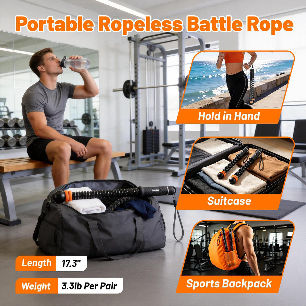 Hexplany – Battle Ropes on display