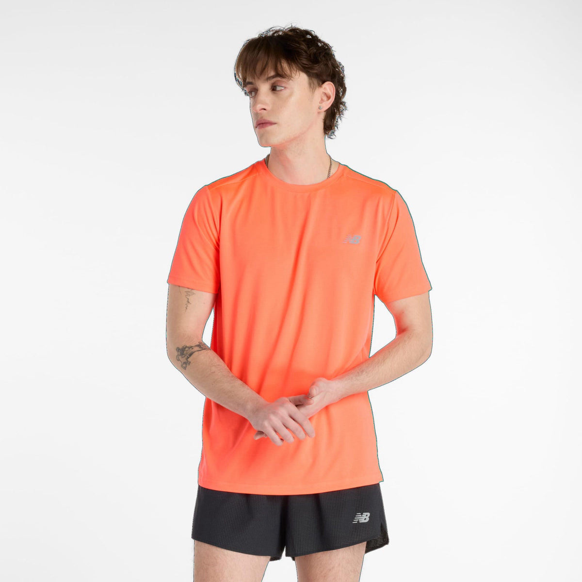 New Balance Men's Sport Essentials Heathertech T-Shirt – alternate angle