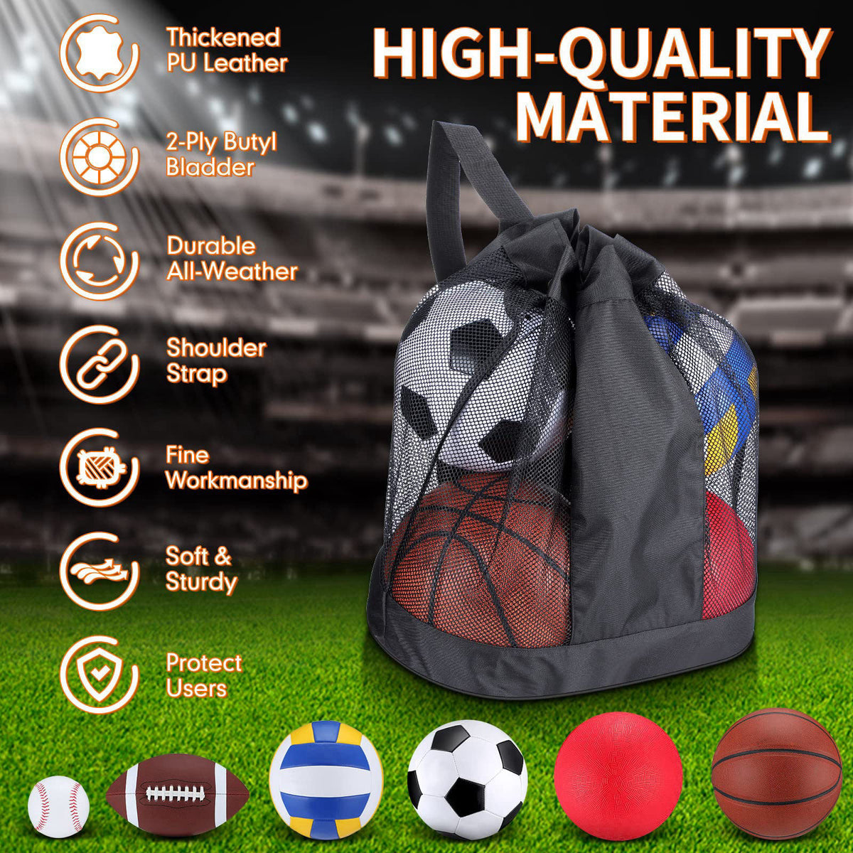 Libima 6 Pcs Sport Ball Set, Christmas Operation Gifts – packaging and label