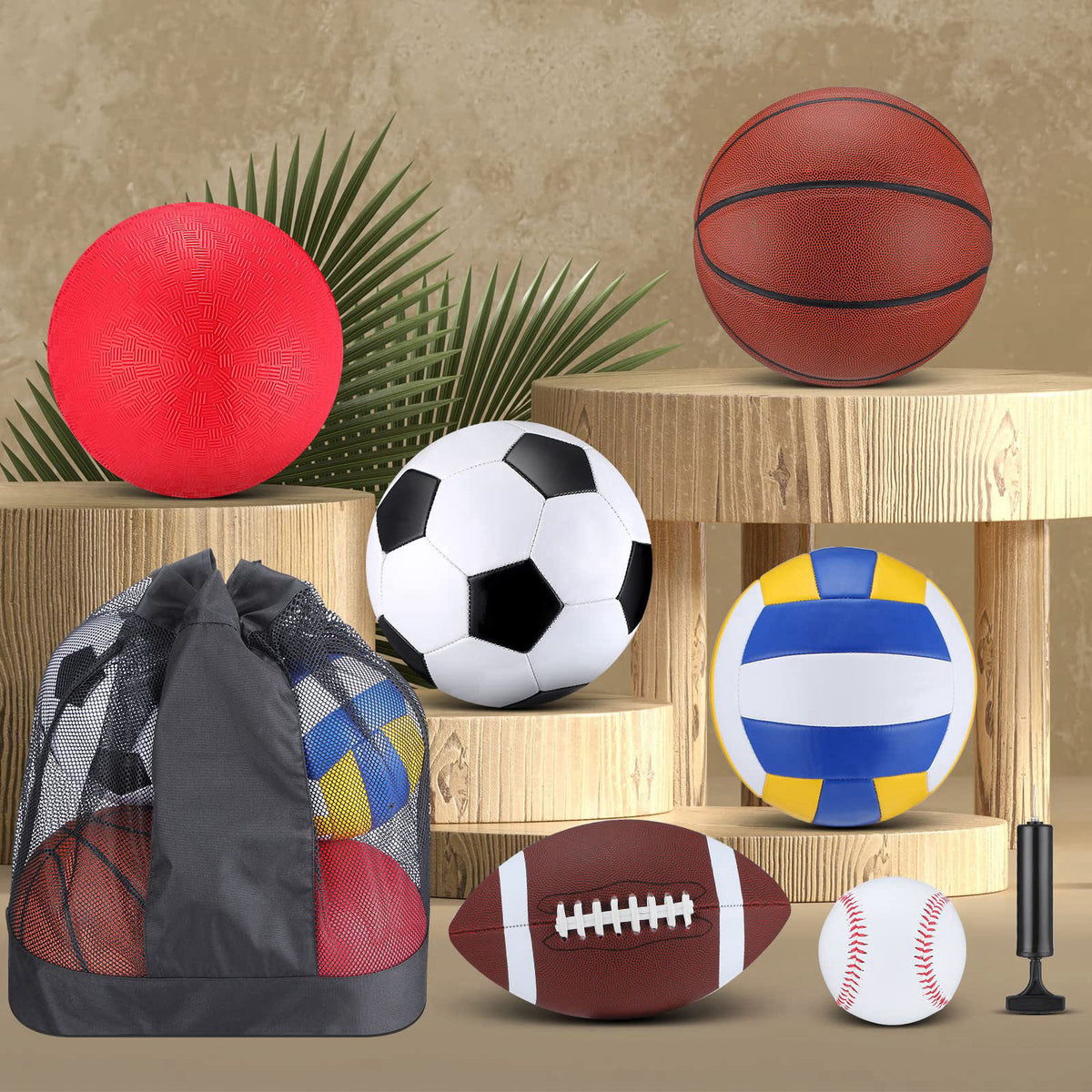 Libima 6 Pcs Sport Ball Set, Christmas Operation Gifts – alternate angle