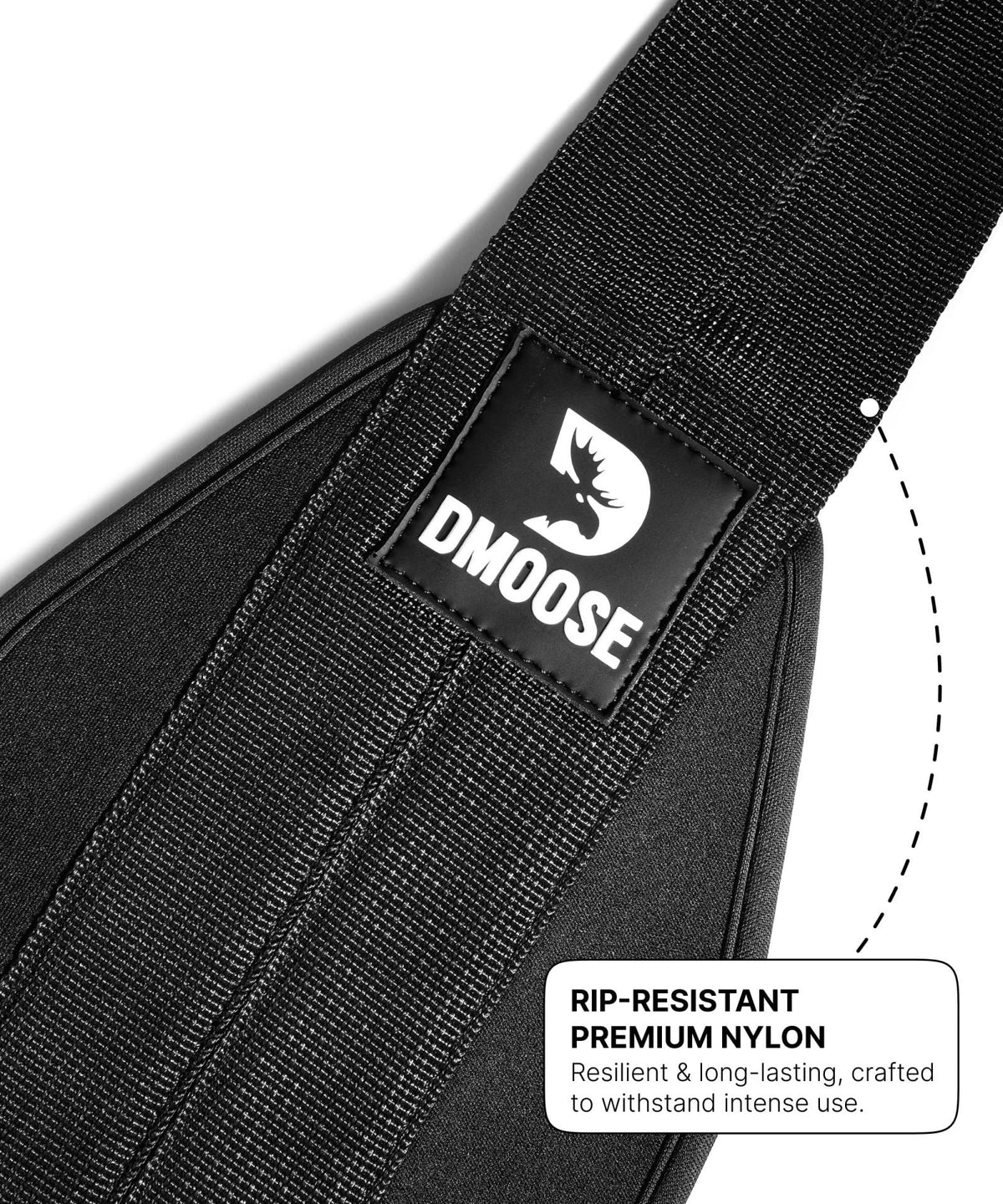 DMoose Fitness DMoose Hanging Ab Straps for Pull Up Bar & Core Strength Training (Pair) - Soft Padded Exercise Straps fo