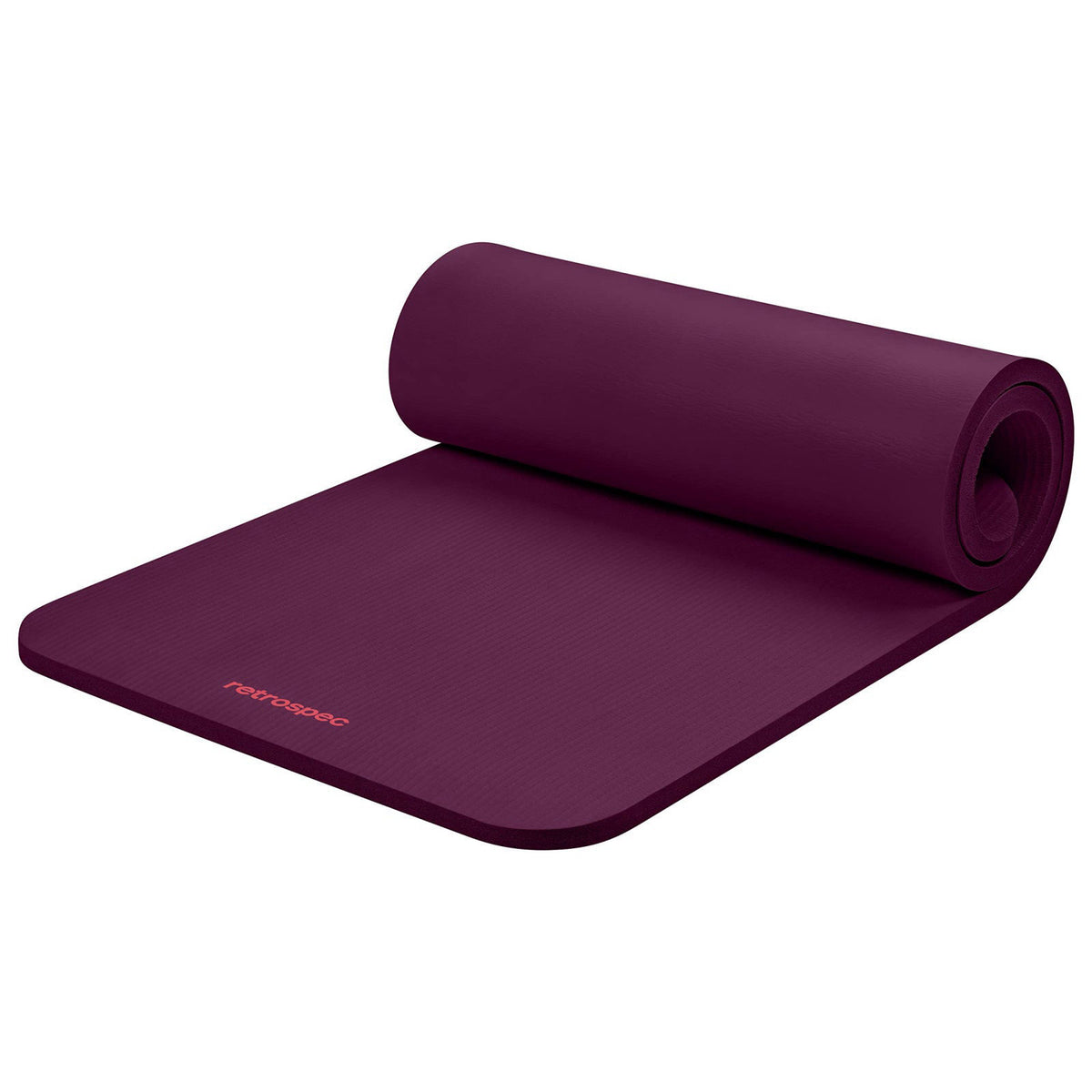 Retrospec Solana Yoga Mat 1 Thick w Nylon Strap for Men by Premium Selection