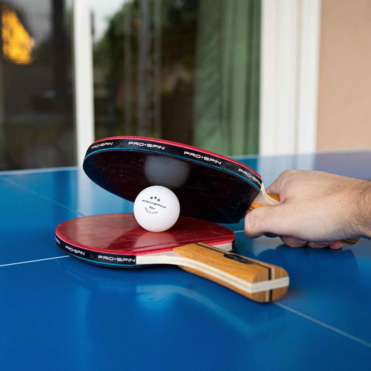 PRO-SPIN Ping Pong Balls - 3-Star Premium White Table Tennis Balls | High-Performance 40+ ABS Professional Quality – bac