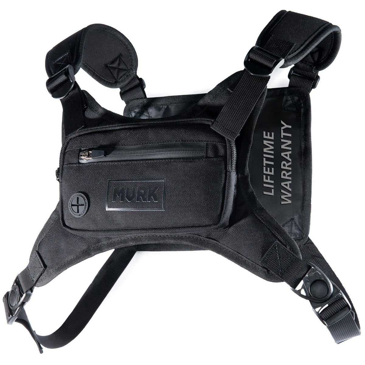 MVRK Water Resistant Running Vest Chest Pack, Phone Holder for Running, Lightweight Training Pack with Reflective Detail