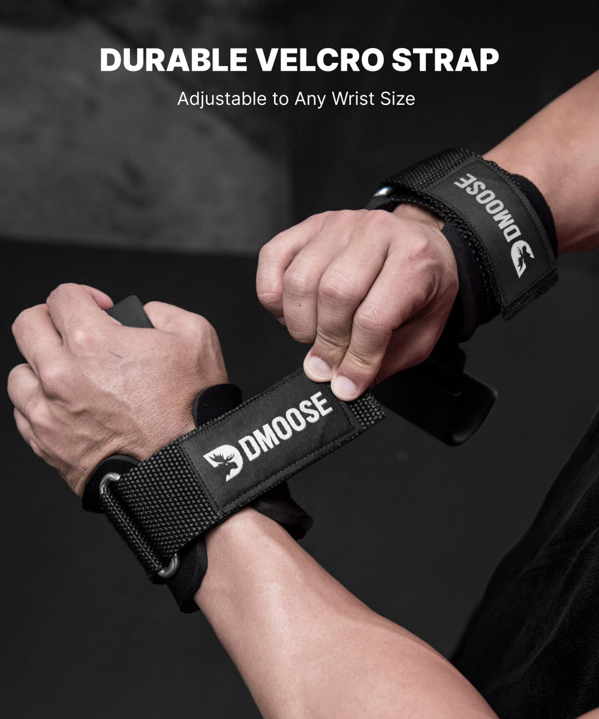 DMoose Fitness – Straps on display