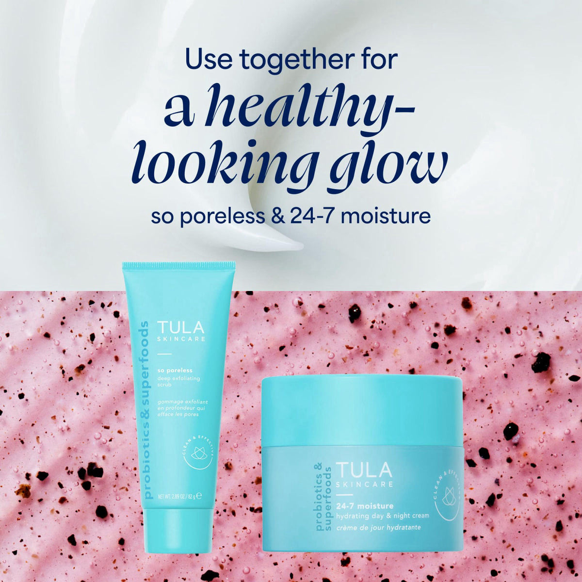 TULA So Poreless Exfoliating Blackhead Facial Scrub, 2.89 oz – Scrubs on display