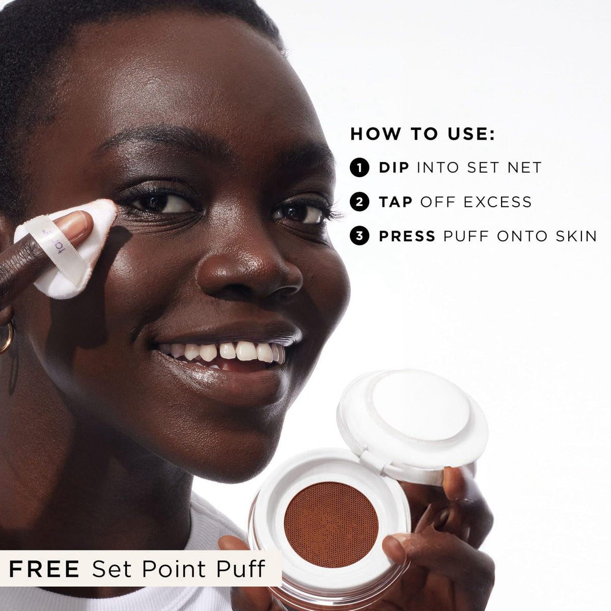 tarte creaseless setting powder – Loose Face Powder, Lightweight Oil-Absorbing Formula for Longwear Finish, Vegan & Crue