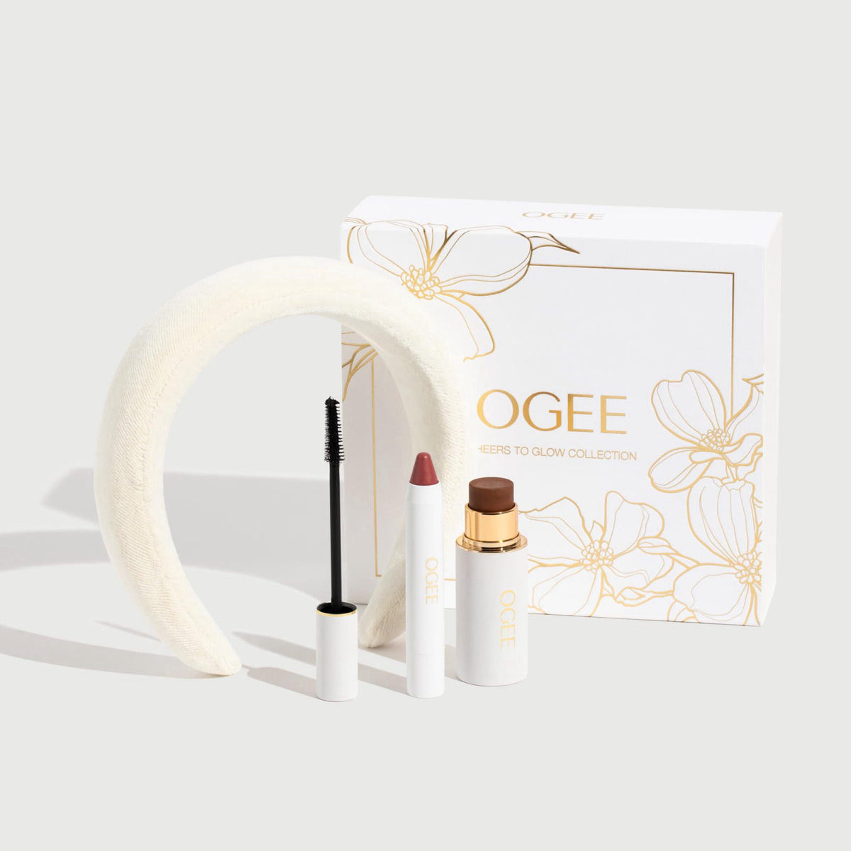 Ogee Cheers to Glow Limited-Edition Set, Sculpted Face Stick in Copper – product photo (Makeup Sets)