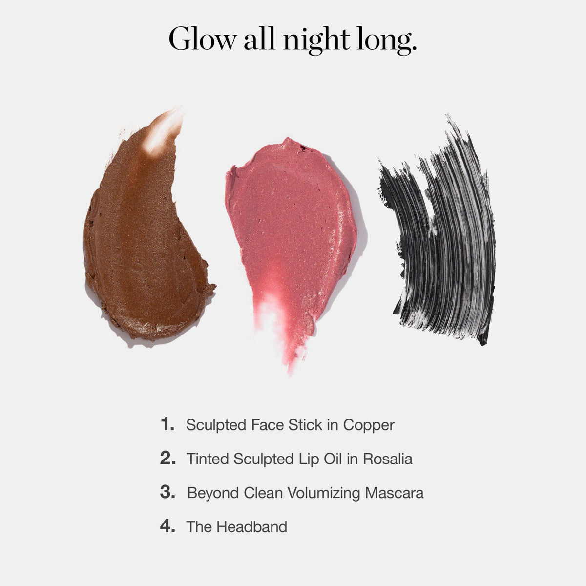Ogee Cheers to Glow Limited-Edition Set, Sculpted Face Stick in Copper – full view